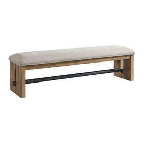 Intercon Landmark Weathered Oak Backless Bench