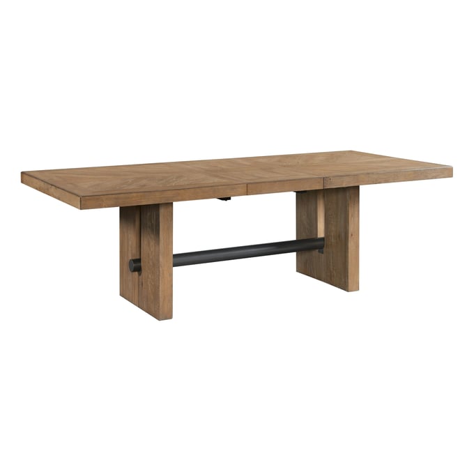 Intercon Landmark Weathered Oak Trestle Table Top INT-LM-TA-4296-WOA-TOP