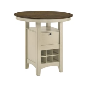 Intercon Mission Casuals Rustic White French Oak 42 Pub Table