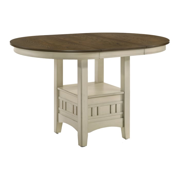 Intercon Mission Casuals Rustic White French Oak Gathering Table INT-MI-TA-4260G-RFO-TABLE