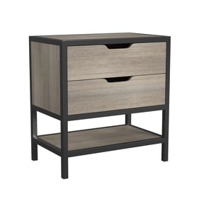 Intercon Midtown Youth Black Ebano 2 Drawers Nightstand