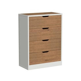 Intercon Midtown Youth White Monarca 4 Drawers Chest