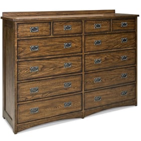 Intercon Oak Park Mission 12 Drawer Dresser