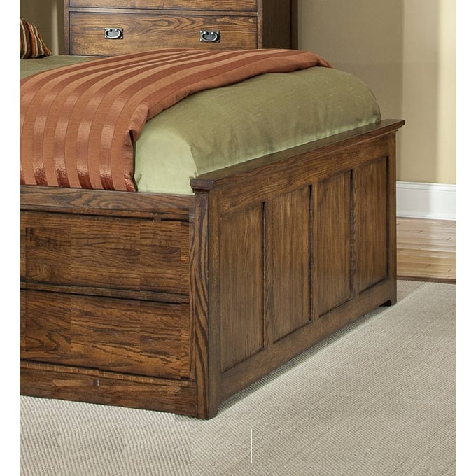 Intercon Oak Park Mission Queen Panel Footboard INT-OP-BR-5850QS-MIS-FB