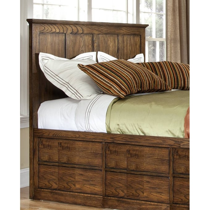 Intercon Oak Park Mission Queen Panel Headboard INT-OP-BR-5850QS-MIS-HB