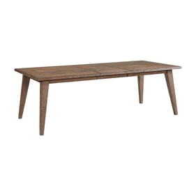 Intercon Oslo Weathered Chestnut Dining Table with Leaf