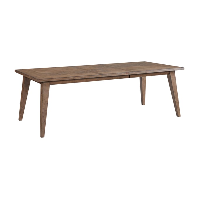 Intercon Oslo Weathered Chestnut Dining Table with Leaf INT-OS-TA-4292-WCT-C