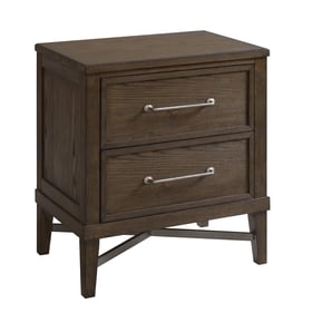 Intercon Preston Weathered Vintage Oak 2 Drawer Nightstand