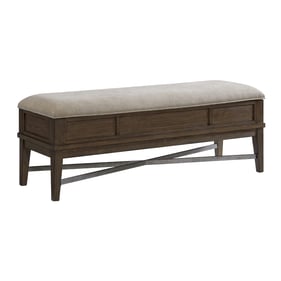 Intercon Preston Weathered Vintage Oak Storage Bench