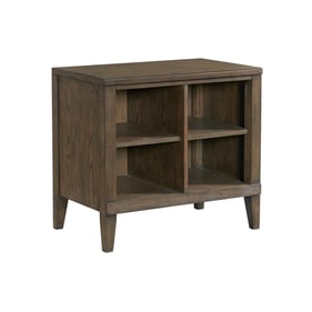 Intercon Preston Weathered Vintage Oak Bunching Open Cabinet