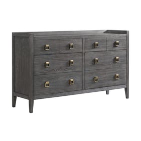 Intercon Portia Brushed Brindle 6 Drawer Dresser