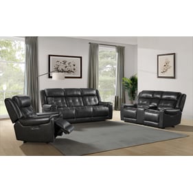 Intercon Regis Baron Charcoal 3pc Living Room Set