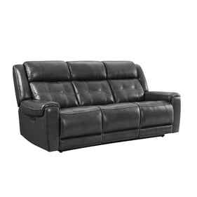 Intercon Regis Baron Charcoal Dual Power Sofa