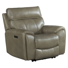 Intercon Summit Bolero Mushroom Dual Power Recliner