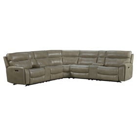 Intercon Summit Mushroom 7pc Sectional With Console