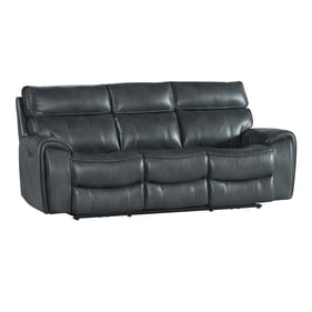 Intercon Summit Bolero Slate Dual Power Recliner Sofa