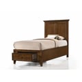 Twin Storage Footboard w/Deck