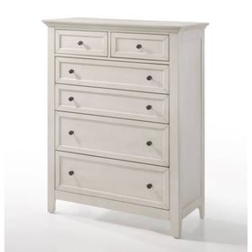 Intercon San Mateo White 6 Drawer Chest