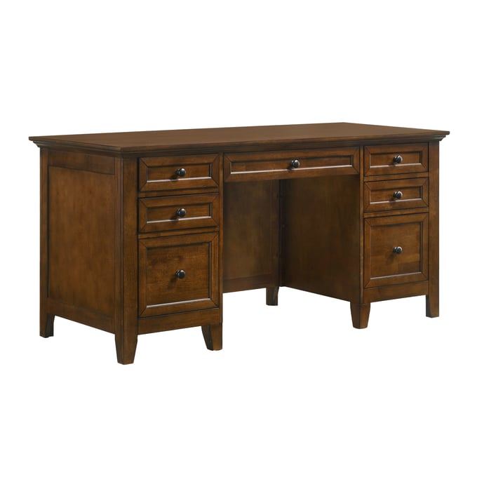 Intercon San Mateo Tuscan 62 Inch Executive Desk INT-SM-HO-6230ED-TUS-C