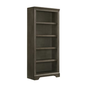 Intercon San Mateo Gray 72 Inch Bunching Bookcase