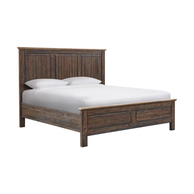 Intercon Transitions Driftwood Sable King Headboard INT-TR-BR-3665K-DWS-HB