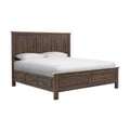 King Panel Storage Bed