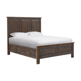 Intercon Transitions Driftwood Sable Queen Panel Storage Bed