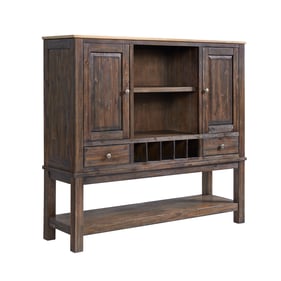 Intercon Transitions Driftwood Sable 62 Inch Sideboard with Wine Storage