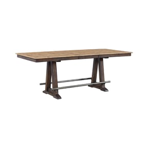 Intercon Transitions Driftwood Sable Trestle Counter Table