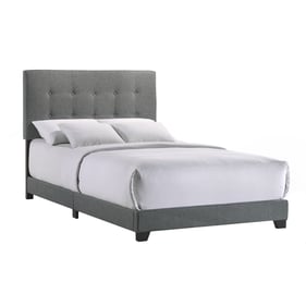 Intercon Addyson Gunmetal Full Upholstered Bed