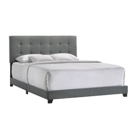 Intercon Addyson Gunmetal King Upholstered Bed