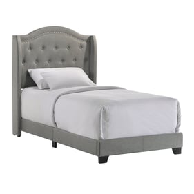 Intercon Rhyan Smoke Twin Upholstered Bed