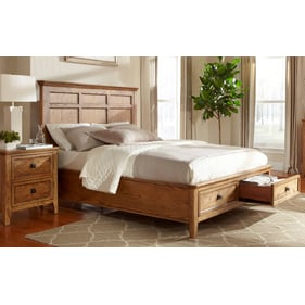 Intercon Alta Brushed Ash 2pc Bedroom Set with Queen Storage Bed