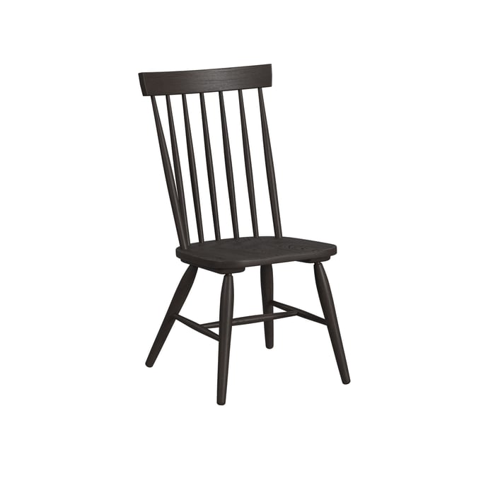 Intercon Bayside Black Windsor Chair INT-BY-CH-1108W-BLK-RTA