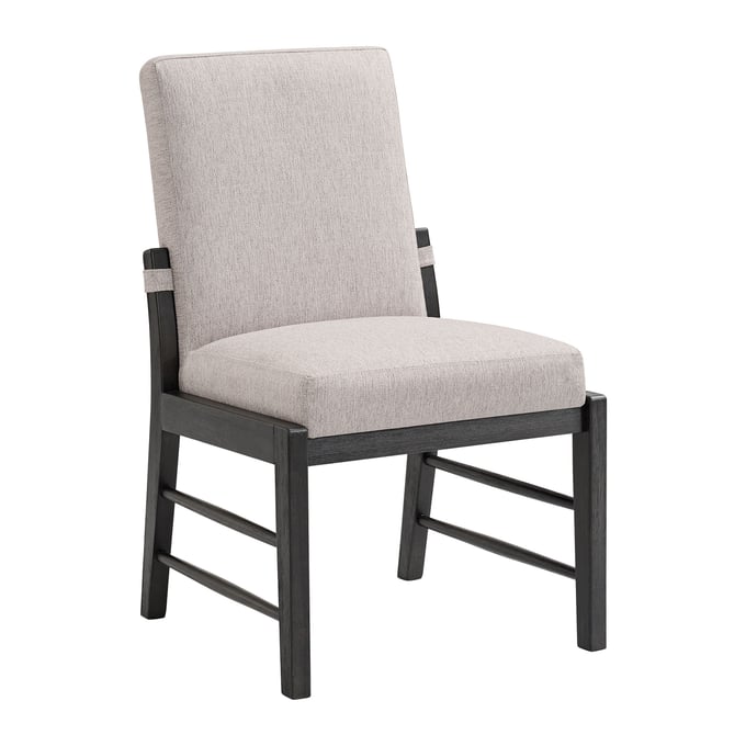 Intercon Bayside Black Upholstered Chair INT-BY-CH-380C-BLK-RTA