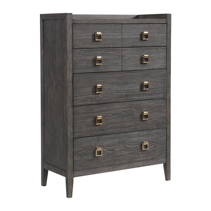 Intercon Portia 5 Drawer Chest INT-PO-BR-N9505-BDL-C