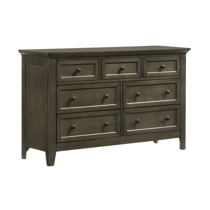 Intercon San Mateo Youth Gray 7 Drawer Dresser INT-SM-BR-N4307-GRY-C