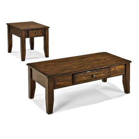 Intercon Kona Raisin 3pc Coffee Table Set