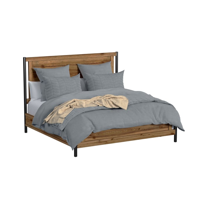 Intercon Norcross King Bed INT-NC-BR-8060K-HCK-BED