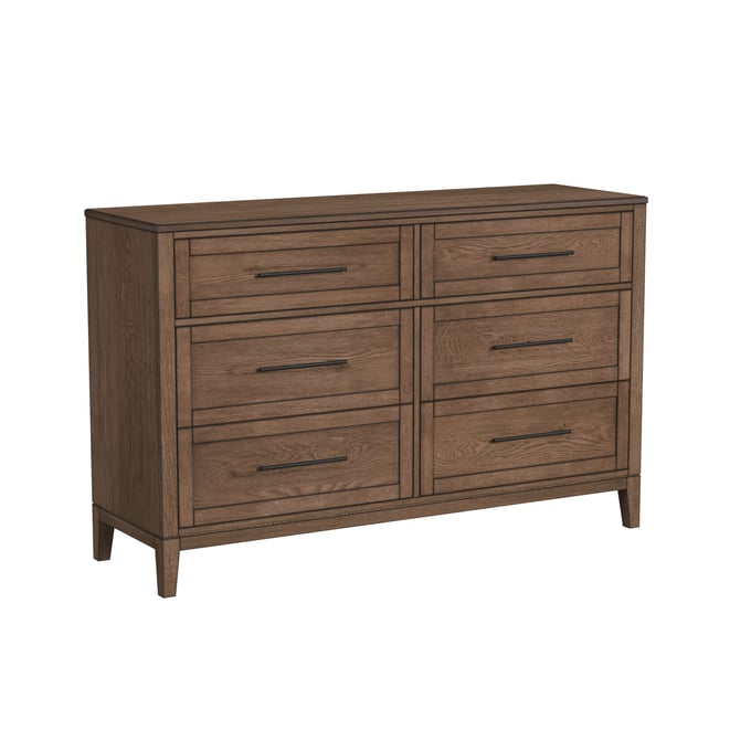 Intercon Oslo 6 Drawer Dresser INT-OS-BR-7906-WCT-C