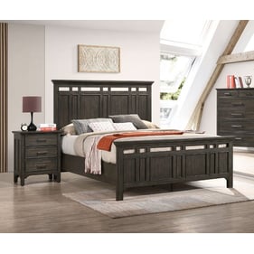 Intercon Hawthorne Burnished Clay 4pc Bedroom Set With King Panel Bed