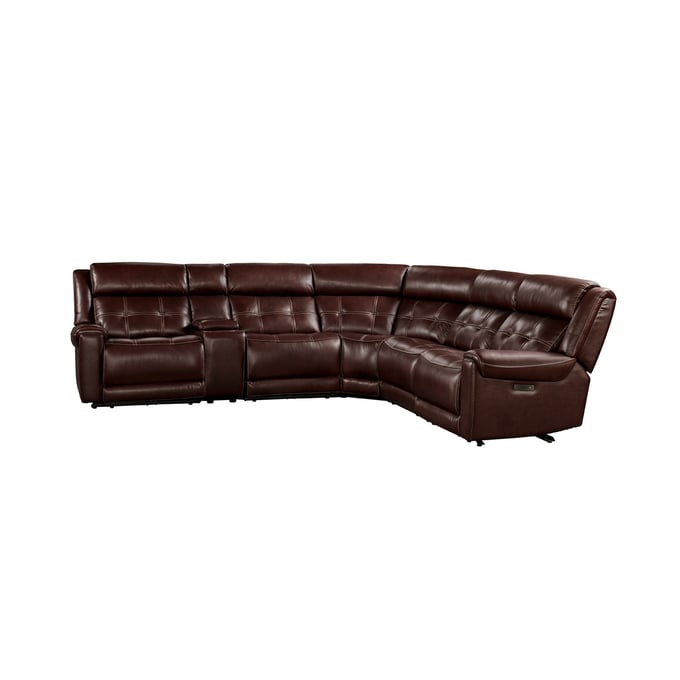 Intercon Regis Baron Redwood Sectional INT-RS-SC-ALCH-BRW-SEC