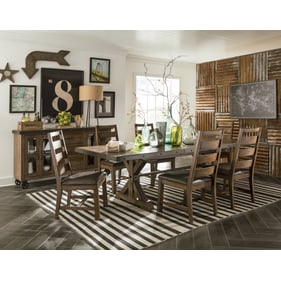 Intercon Taos Canyon Brown 7pc Dining Room Set