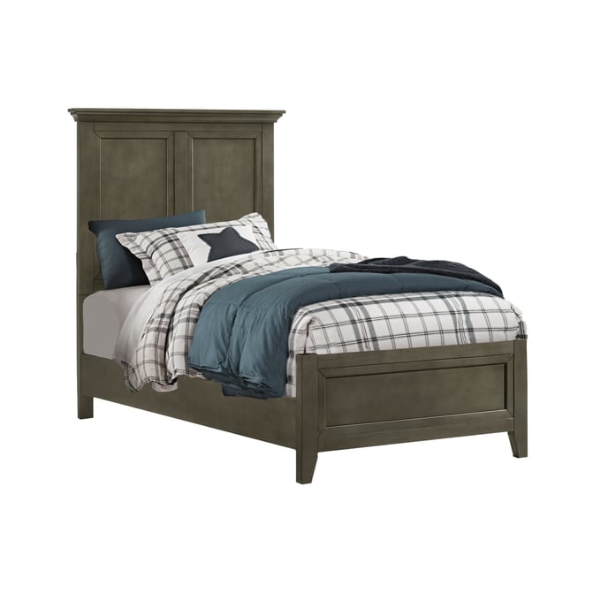 Intercon San Mateo Youth Gray 2pc Twin Bedroom Set INT-SM-BR-4325T-GRY-BR-S5