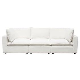 Diamond Sofa Ivy White 3pc Modular Sofa