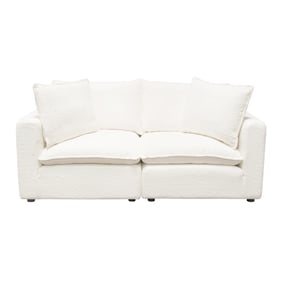 Diamond Sofa Ivy White 2pc Modular Sofa