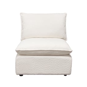 Diamond Sofa Ivy White Armless Chair