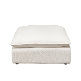 Diamond Sofa Ivy White Square Ottoman