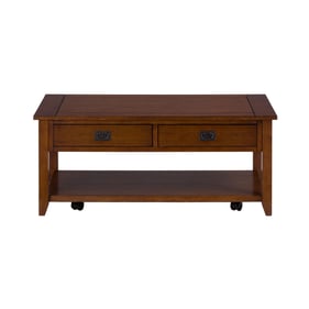 Jofran Furniture Mission Oak Brown Cocktail Table