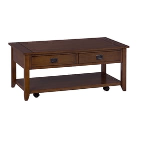 Jofran Furniture Mission Oak Brown 3pc Coffee Table Set